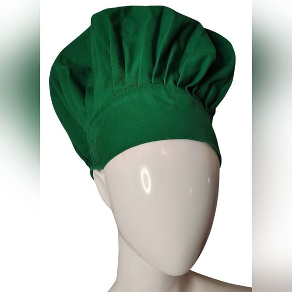 Chef Hat Cap Kitchen Accessories Green o/s - Picture 2 of 6